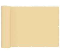 vidaXL : écran de balcon, 1,8 x 15 mètres, tissu avec revêtement PU, couleur beige