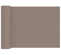 vidaXL : écran de balcon, 1,8 x 25 mètres, tissu avec revêtement PU, couleur taupe