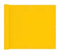 vidaXL Écran de Balcon 100 x 1000 cm Tissu Oxford Rectangulaire Jaune