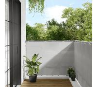 VIDAXL Écran de balcon 120x400 cm - Gris clair