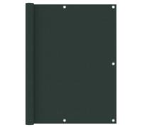 vidaXL Écran de balcon 120x500 cm Vert Foncé