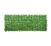 vidaXL Écran de balcon avec feuilles 200x75 cm - Vert