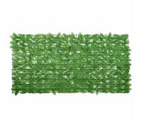 vidaXL Écran de balcon avec feuilles – Brise-vue et écran d'intimité – Vert 200x100 cm