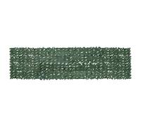 Vidaxl Écran De Balcon Avec Feuilles Vert Foncé 400x100 Cm Vert