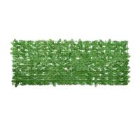 vidaXL Écran de balcon avec feuilles – Brise-vue et écran d'intimité – Vert 200x75 cm