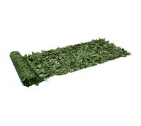vidaXL Écran de balcon avec feuilles vert foncé 200x75 cm