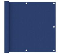 vidaXL Ecran de Balcon Brise-Vue Brise-Vent de Jardin Ecran de Protection Ecran d'Intimité Confidentialité Extérieur Bleu 90x400 cm Tissu Oxford