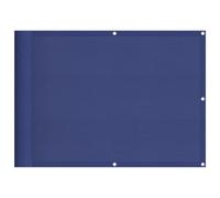 vidaXL Écran de Balcon, Brise-Vue de Jardin, Écran de Protection, Écran d'Intimité Terrasse Extérieur, Bleu 75x800 cm 100% Polyester Oxford