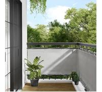 vidaXL Écran de Balcon, Brise-vue de Jardin, Écran de Protection, Écran d'Intimité Terrasse Extérieur, Gris Clair 75x500 cm 4000002