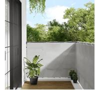 Vidaxl Écran De Balcon Gris Clair 120x500 Cm 100% Polyester Oxford