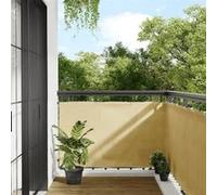 Vidaxl Écran De Balcon Sable 90x500 Cm 100% Polyester Oxford