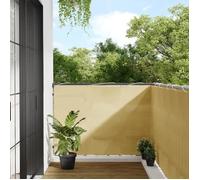 vidaXL Écran de Balcon, Brise-vue de Jardin, Écran de Protection, Écran d'Intimité Terrasse Extérieur, Sable 120x600 cm 100% 4000038