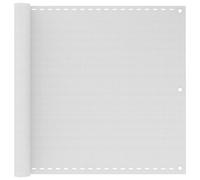 Vidaxl Écran De Balcon En Pehd 90 X 600 Cm Blanc