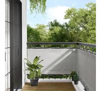 vidaXL Écran de balcon Gris clair 75x300 cm