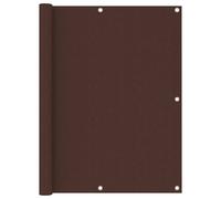 vidaXL Balkonscherm 120x500 cm oxford stof bruin135078 Marron G
