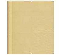 vidaXL Écran de balcon – Brise-vue de jardin 120x400 cm 100% polyester Oxford Sable