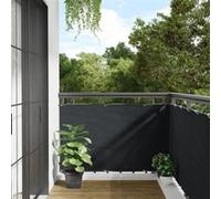 vidaXL Écran de balcon Tissu Oxford Anthracite 90x400 cm Brise-vue 42326