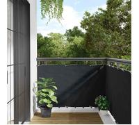 vidaXL Écran de balcon Brise-vue Tissu Oxford 90x600 cm Anthracite