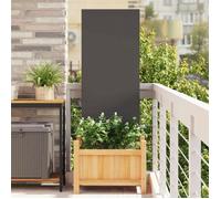 vidaXL Toile pare-vue pour jardin noir 50 x 140 cm