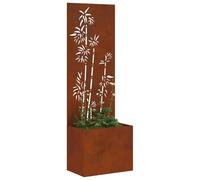 vidaXL Panneau brise-vue de jardin rouillé en acier résistant aux intempéries 50 x 150 cm