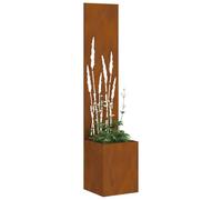 vidaXL Écran de confidentialité de Jardin Fretwork Rouillé 32 x 150 cm, Inlays décoratifs, écran Moderne de Jardin et terrasse, séparateur de Vie privée, Panneau paysager extérieur