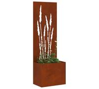 vidaXL Écran de confidentialité de jardin Rouillé 50 x 32 x 150 cm