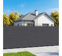 vidaXL : écran de balcon, 1,5 x 25 mètres, tissu avec revêtement PU, couleur noire