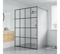 VidaXL Écran de douche 140x195 cm - Verre trempé