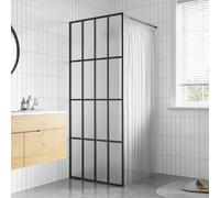 vidaXL Paroi de douche pour douche à l'italienne Verre de sécurité mat 80x195 cm