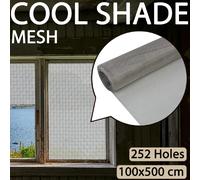 vidaXL Écran en Treillis Acier Inoxydable 100x500 cm Argenté