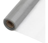 vidaXL Écran en treillis Acier inoxydable 112x1000 cm Argenté 150897
