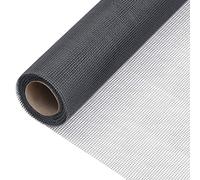 vidaXL Ecran en Treillis Moustiquaire Filet Clôture pour Animaux Barrière Cages à Oiseaux Clapier Porte Fenêtre Fibre de Verre 100x2000 cm Gris