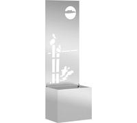 vidaXL Écran pare-vue pour jardin Argent 50 x 32 x 150 cm