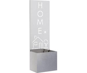 vidaXL Écran pare-vue pour jardin Argent 50 x 32 x 150 cm Acier inoxydable