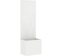 vidaXL Écran pare-vue pour jardin Blanc 50 x 32 x 150 cm