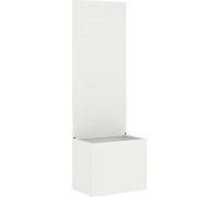 vidaXL Écran pare-vue pour jardin Blanc 50 x 32 x 150 cm