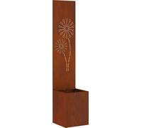 vidaXL Écran pare-vue pour jardin Rouillé 32 x 32 x 150 cm
