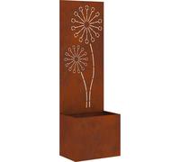 vidaXL Écran pare-vue pour jardin Rouillé 50 x 32 x 150 cm