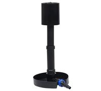 vidaXL Ecumoire de Surface d'Etang sur Pied Nettoyeur de Surface d'Eau Nettoyage Feuilles Brindilles Poussière Réduction des Algues Noir