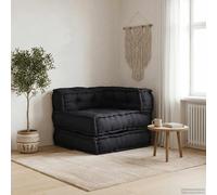 Pouf modulaire anthracite 70x70x54 tissu