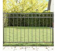 vidaXL Élément de clôture Assen Gris 170 x 100 cm Acier Panneau robuste Design épuré