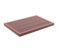 vidaXL Élément de sol pour douche solaire WPC 101 x 63 x 5,5 cm Brun