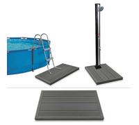 vidaXL Élément de plancher pour douche solaire/échelle de piscine WPC 45016