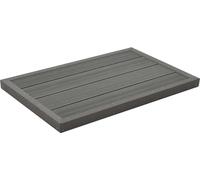 vidaXL Élément de sol pour douche solaire Échelle de piscine WPC