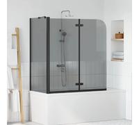 vidaXL Enceinte de Douche Noir 120 x 68 x 130 cm