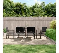 vidaXL Ensemble à manger de jardin 7 pcs résine tressée