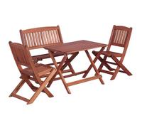 vidaXL Ensemble à manger d'extérieur 4 pcs pour enfants Eucalyptus 45585