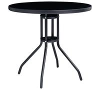 vidaXL Ensemble Bistro 5 pièces noir et anthracite