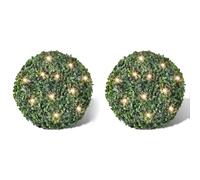 vidaXL Ensemble Boules 35 cm avec Guirlande LED