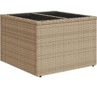 vidaXL Ensemble canapé avec coussins avec mémoire Beige et gris clair Poly-Rotin
